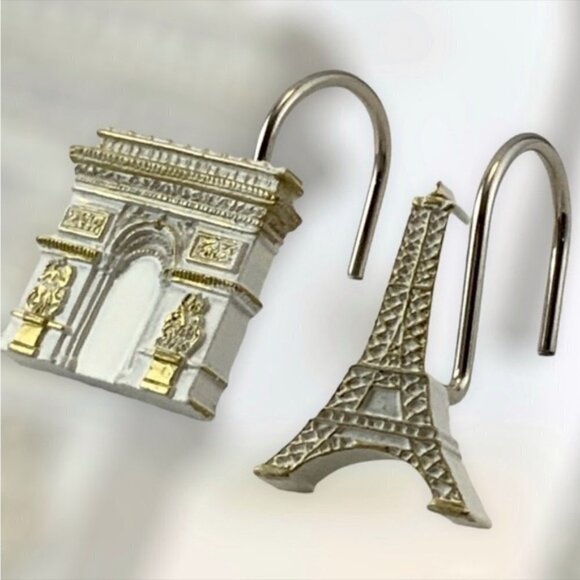 Eiffel Tower Paris Bathroom Accessories Soap Dispenser Toothbrush Holder… - Picture 8 of 16